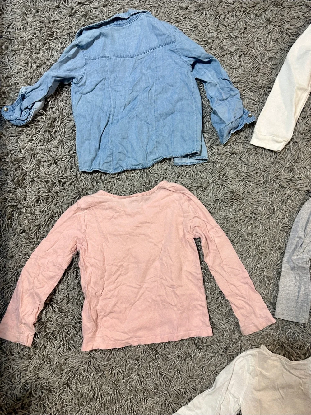 The Children's Place Light Blue Denim Long-Sleeve Shirt
